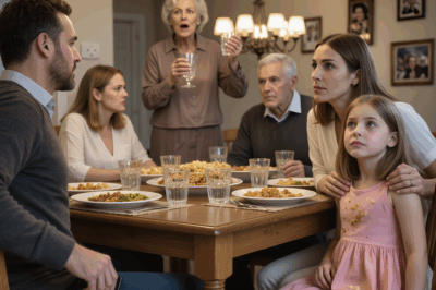 During Family Dinner, My Mother-In-Law Stood Up And Clinked Her Glass For Everyone’s Attention……